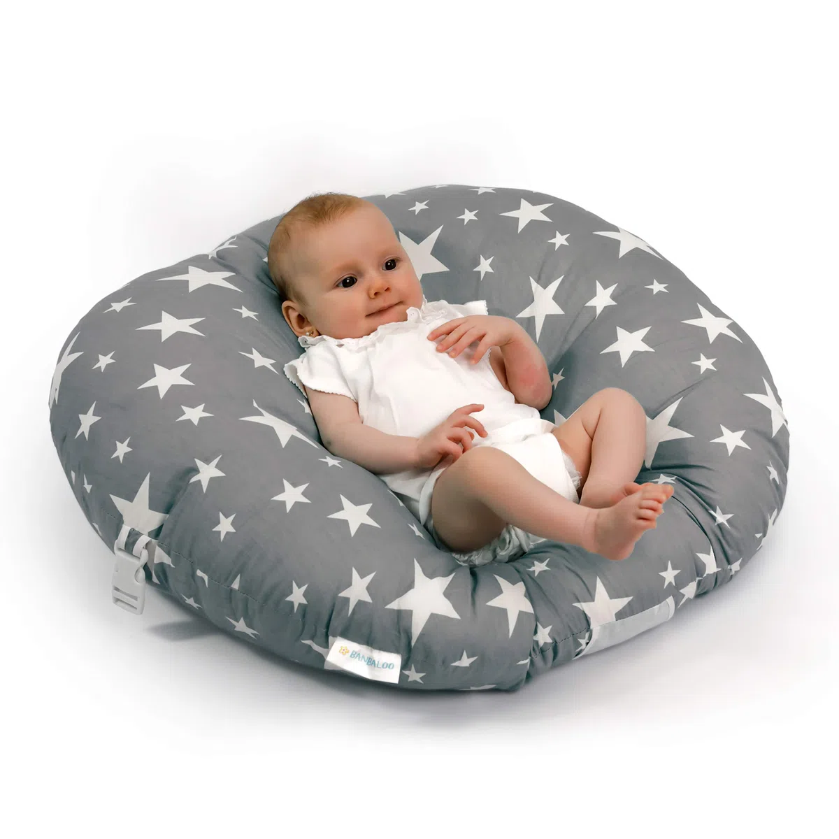 BANBALOO-Tumbona para Recién Nacido- Hamaca Bebé portátil- Nido Bebé Neonato-Cojín Cuna de día -Cuco para Bebés- Ideal Embarazo y Lactancia- Regalo Original Nacimiento-Baby Shower niño y niña.