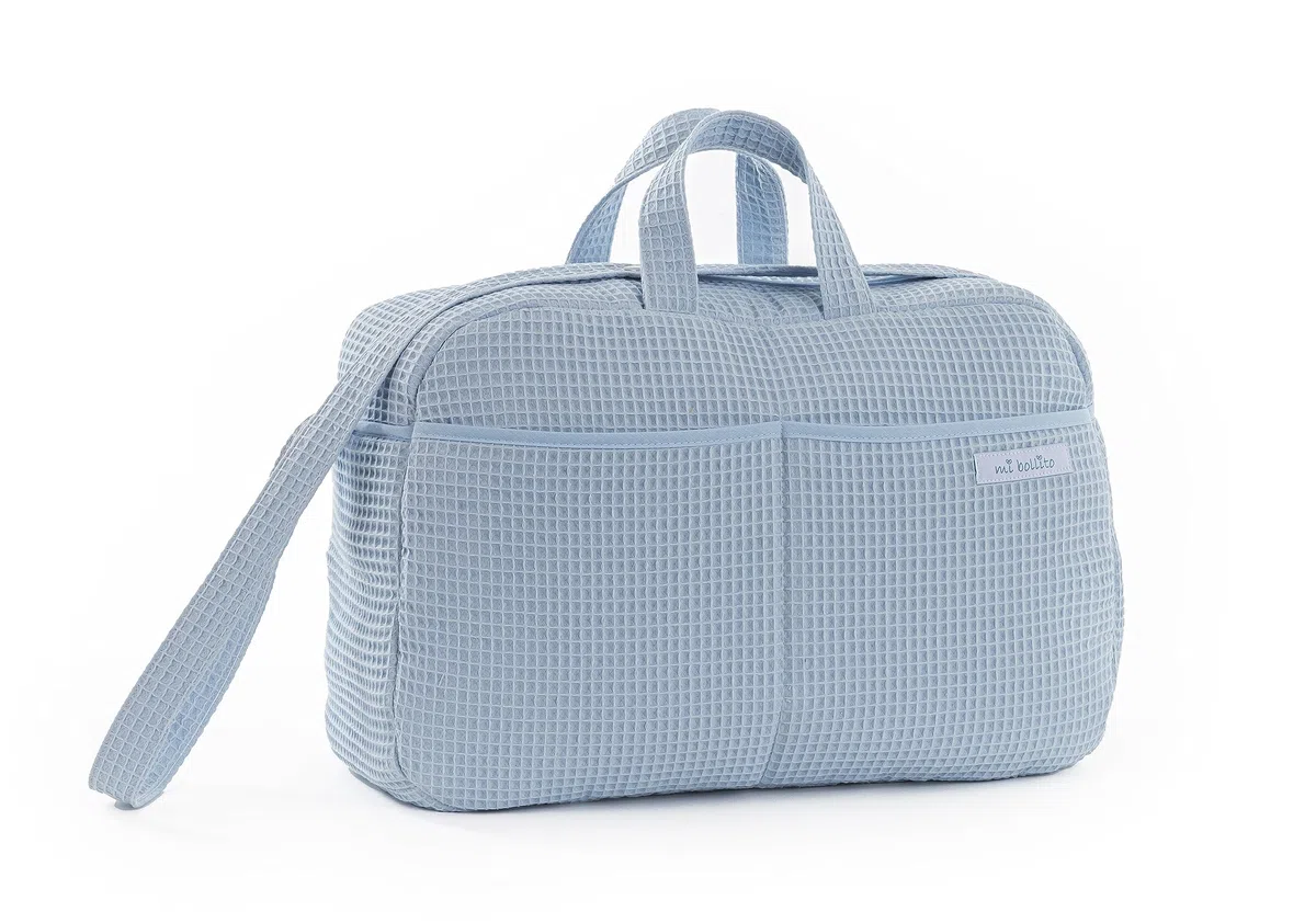 Bolso de maternidad Crossbody para carrito de bebé y para hospital. Bolsa organizadora práctica y elegante de gran capacidad. Producto fabricado en España.