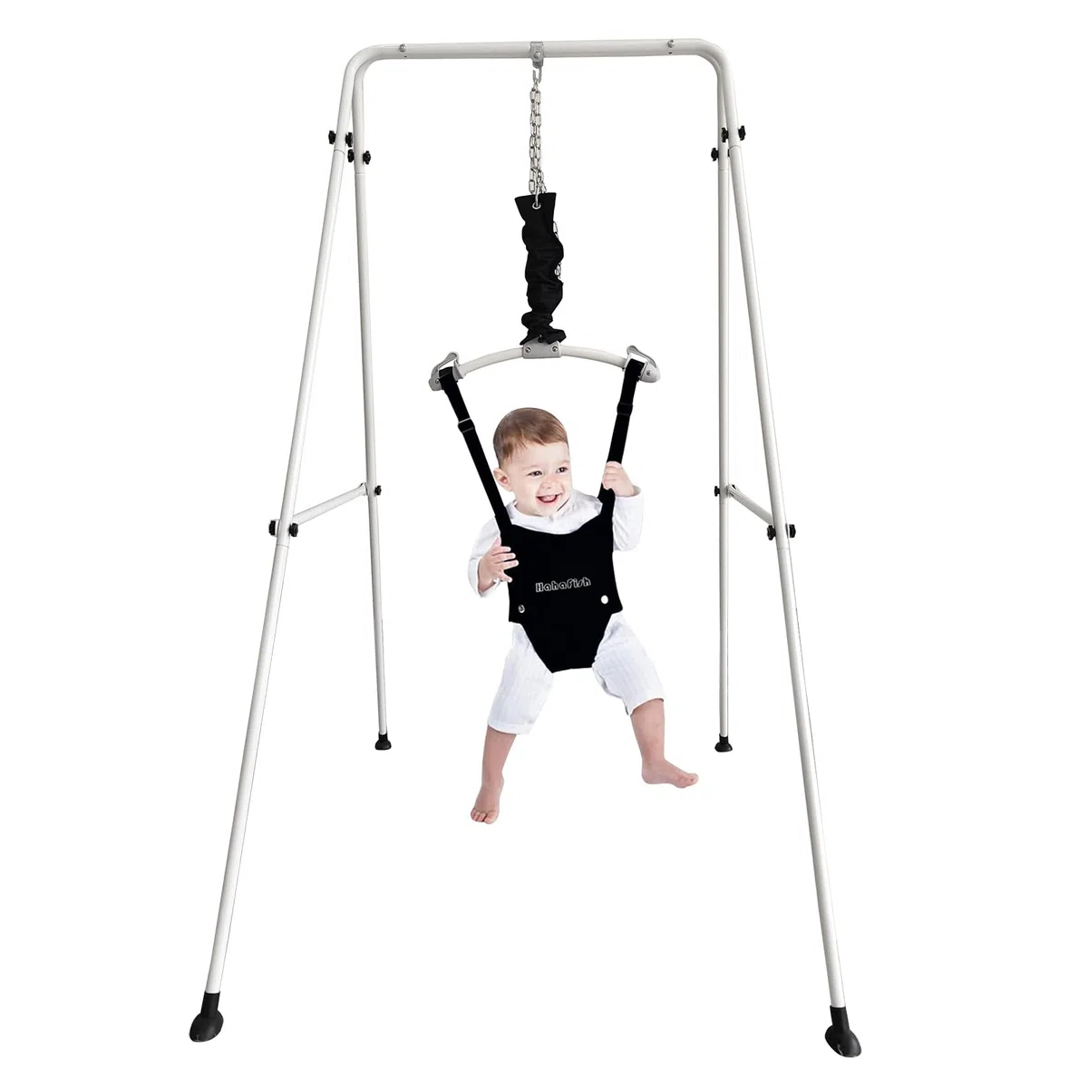 Puente de puerta para bebé con soporte para bebés activos que aman saltar y divertirse para bebés de 6 a 24 meses