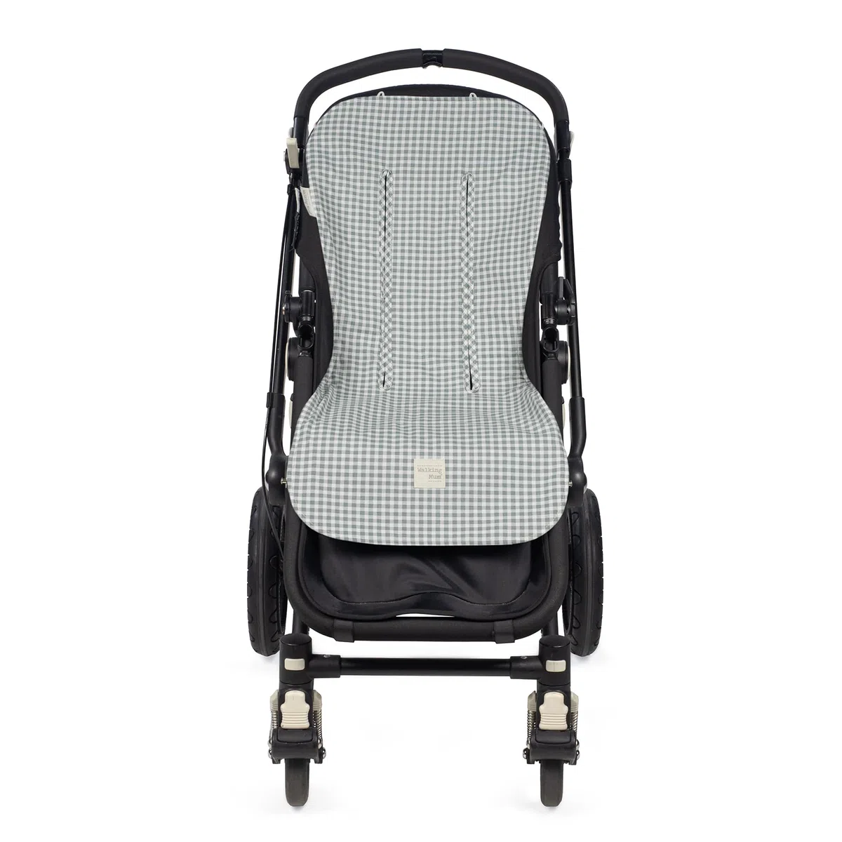 Walking Mum Funda colchoneta Vichy (Verde)