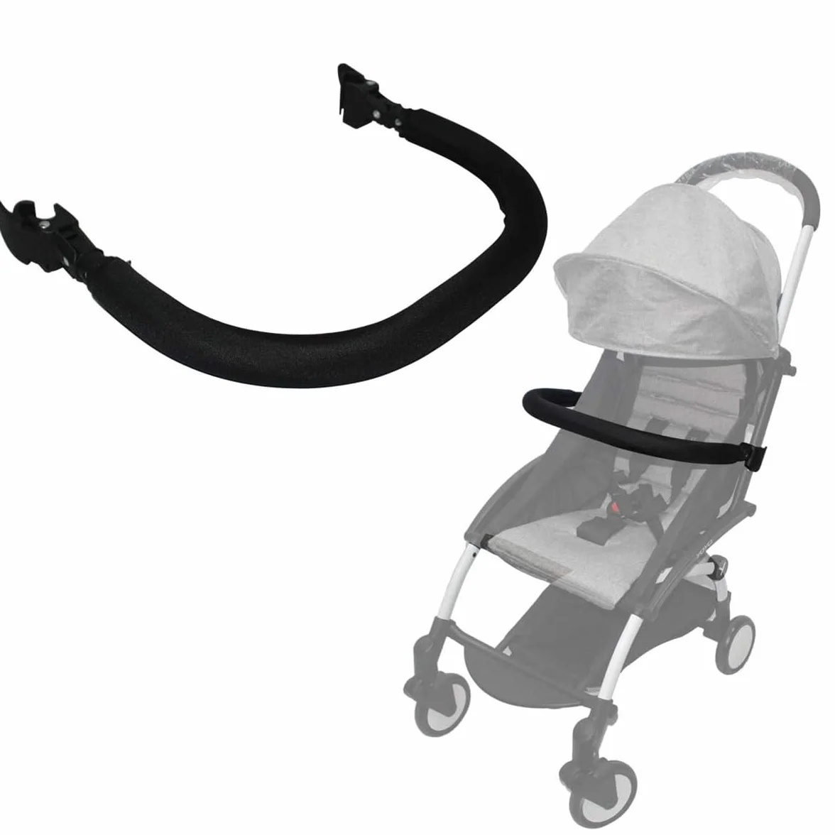 Barra delantera de seguridad para Cochecito Stokke YOYO3 y Babyzen YOYO silla de paseo (Telas Oxford)