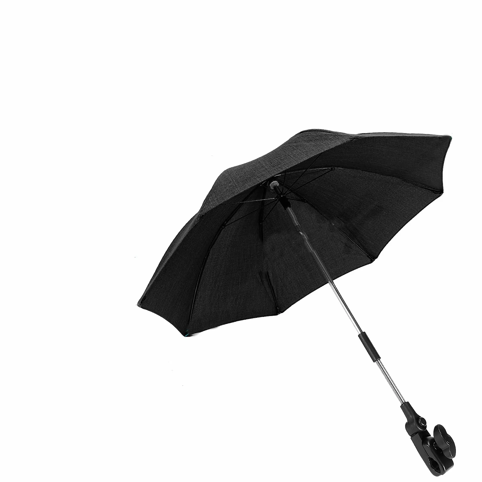 Sombrilla Carro Bebe Universal Anti UV, Diámetro 71 cm, Sombrilla de Cochecito con Abrazadera de Fijación, Parasol de Carro Bebe Protección UV50+, para Cochecito & Silla de Paseo