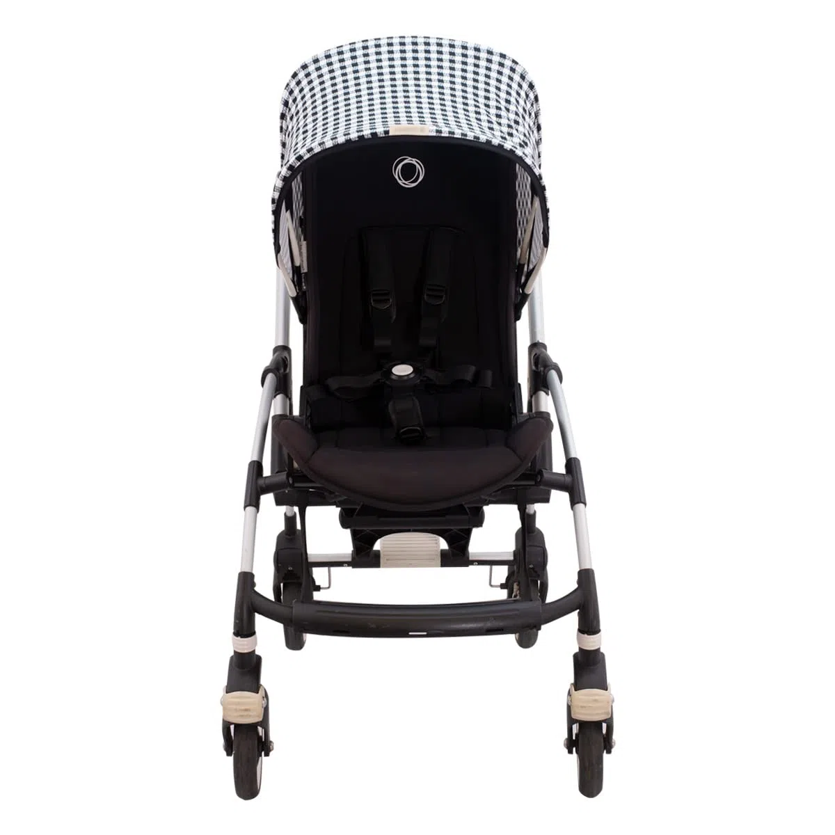 JYOKO KIDS Capota para Silla de Paseo y Cochecito de Bebé compatible con Bugaboo Bee 3, Bee plus, Bee 5, Elaborada en Tejido de Algodón Elástico, Suave y Transpirable (Vichy)