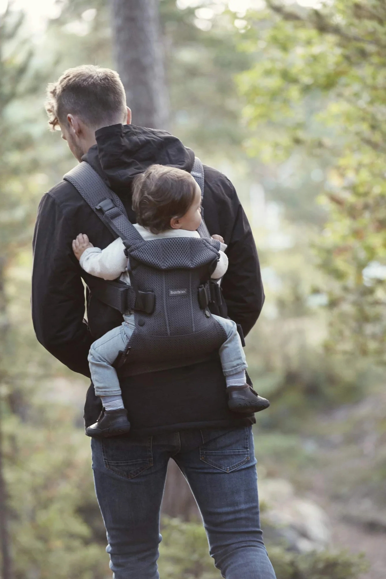 BABYBJÖRN Mochila Porta Bebé One Air, 3D Mesh, Antracita