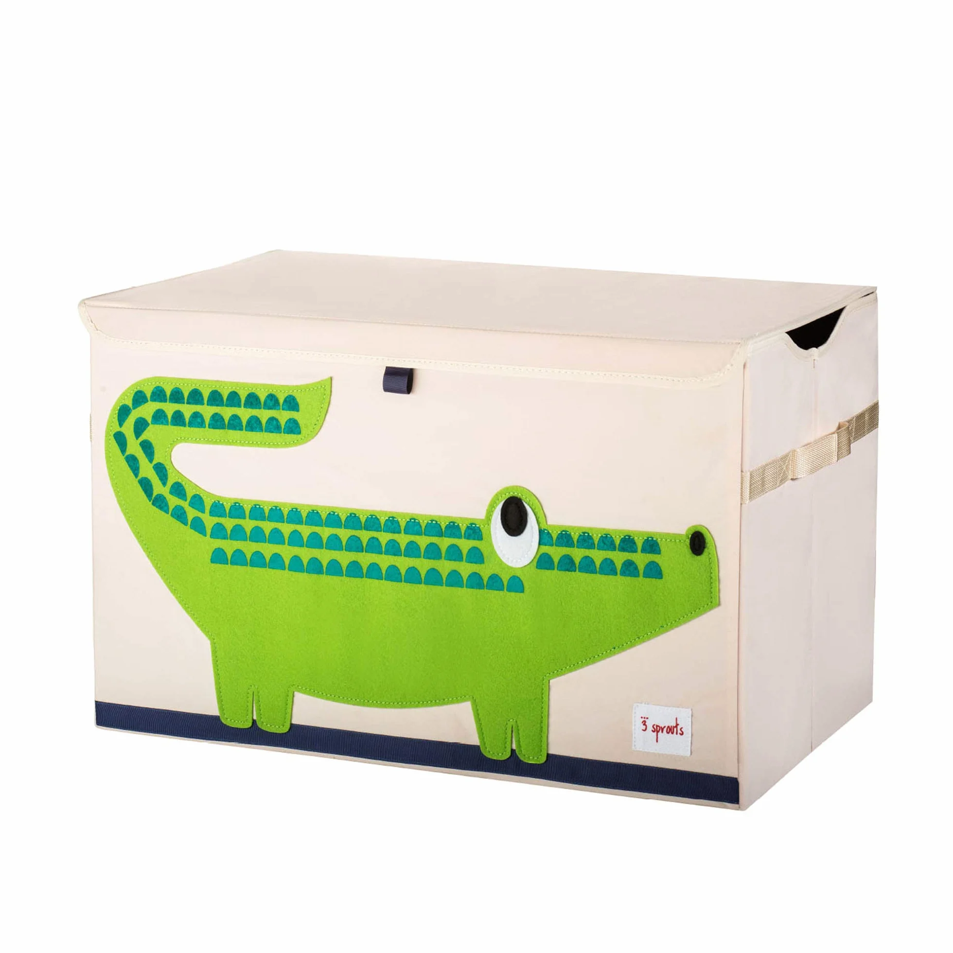 3 Sprouts Baúl para Juguetes Infantil Caja de Almacenaje Organizador Cocodrilo