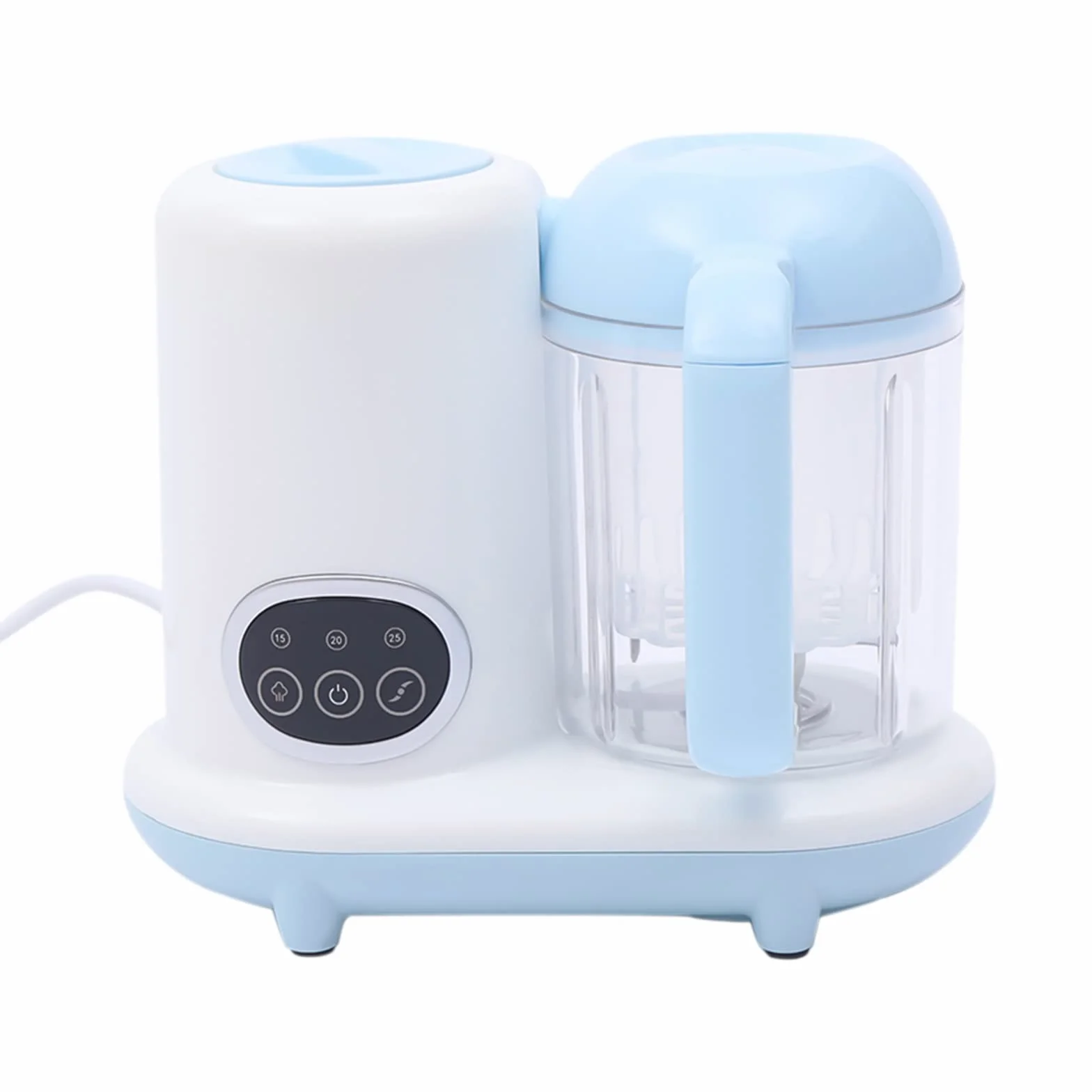 Baby Food Maker Automatic Cocina Batidora Multifunción 10000rpm Temporizador 250ml Robot Cocina Batidora Bebé,Para Mezclar Frutas, Verduras, Cereales, Carne