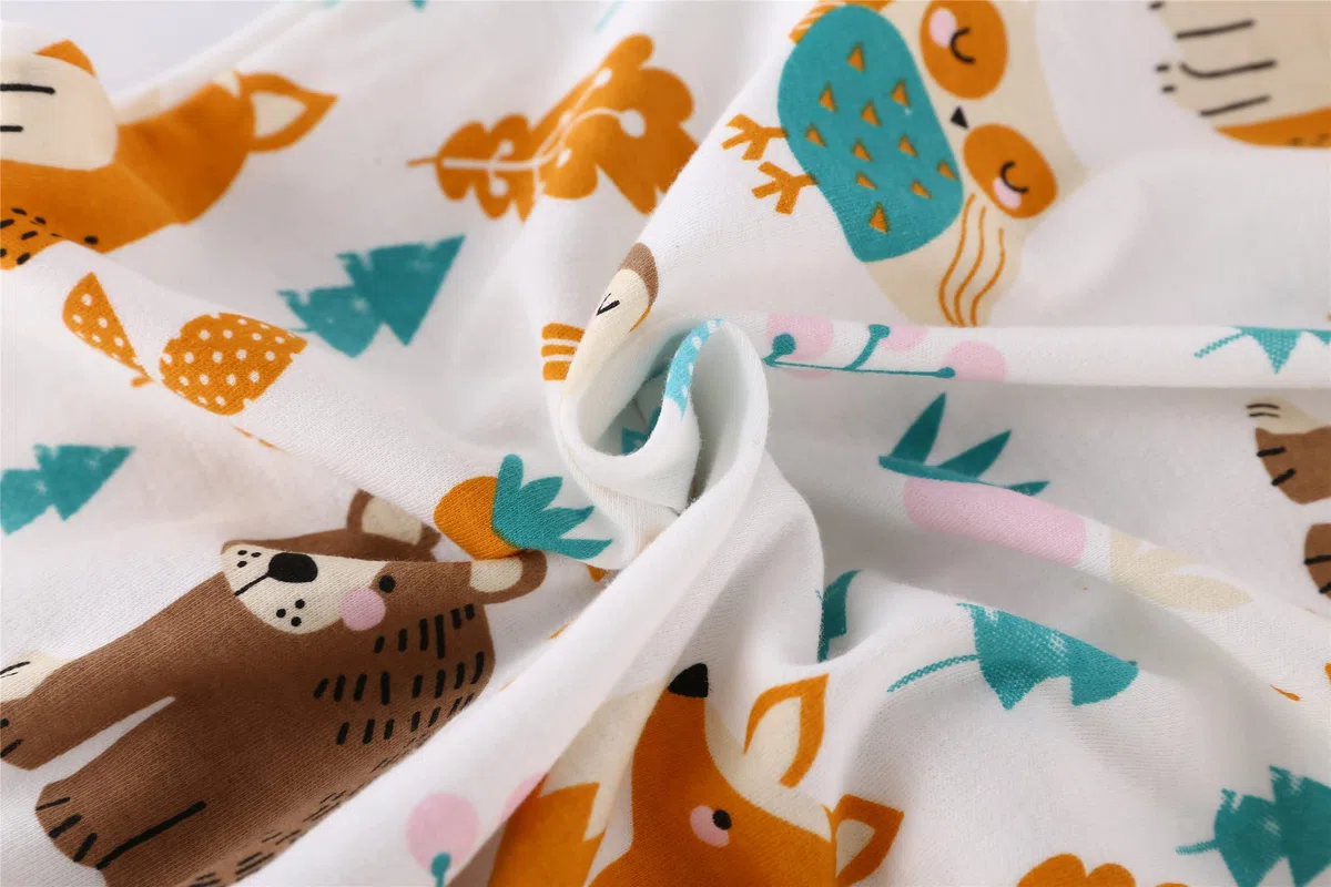 Chilsuessy Saco de dormir de verano para bebé, pijama para niños pequeños, sin mangas, para verano y primavera, 100% algodón, animales del bosque, 130/bebé altura 130-150 cm
