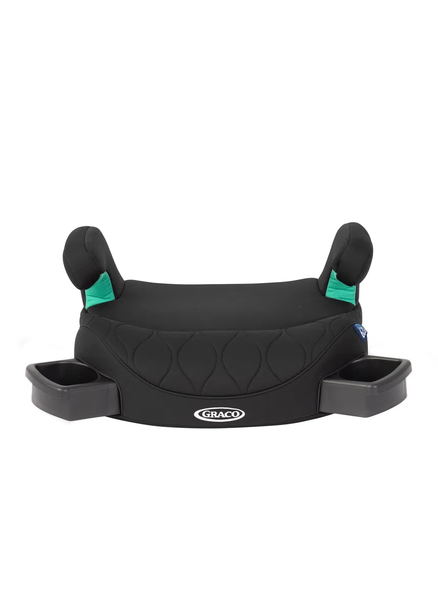 Graco - Booster Max R129 Elevador ISOFIX sin respaldo, de 137 a 150 cm (de 7 a 12 años aprox.), color Midnight