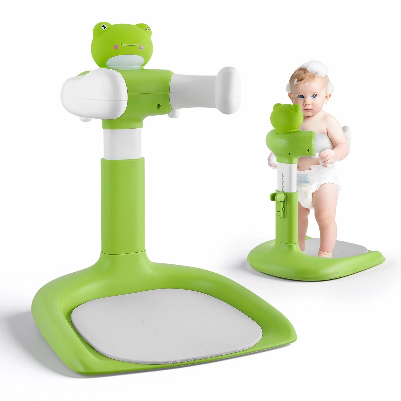 Soporte De Pie Para Niños Pequeños,Soporte de Bañera para Bebé con base antideslizante,baby shower para 8-36 Meses Para Niños Y Niñas,Bañarse y Cambiar Pañales