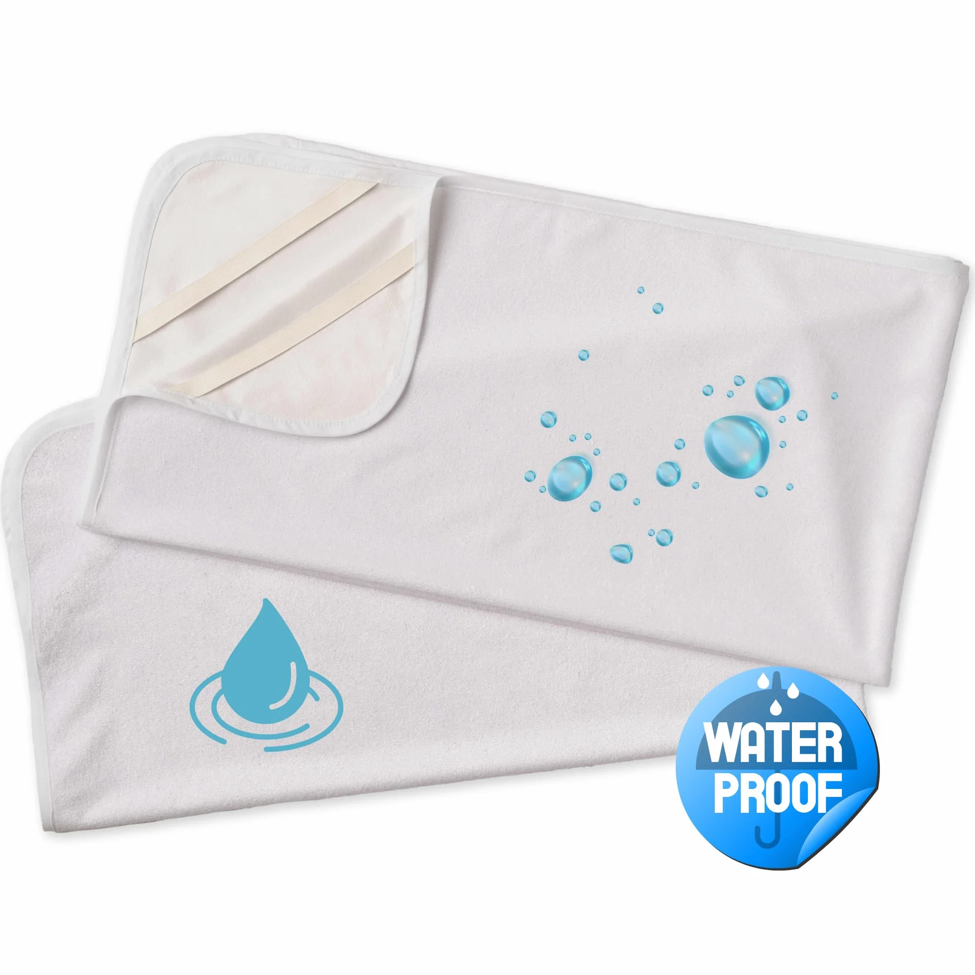 FlyIdeas Juego 8 Pza Sabanas Minicuna Colecho Next2Me 50x83cm, 100% Algodon Certif. con 2 Sabanas Bajeras 2 Protectores Colchon Impermeables 2 Sabanas Encimera y 2 Fundas de Almohada