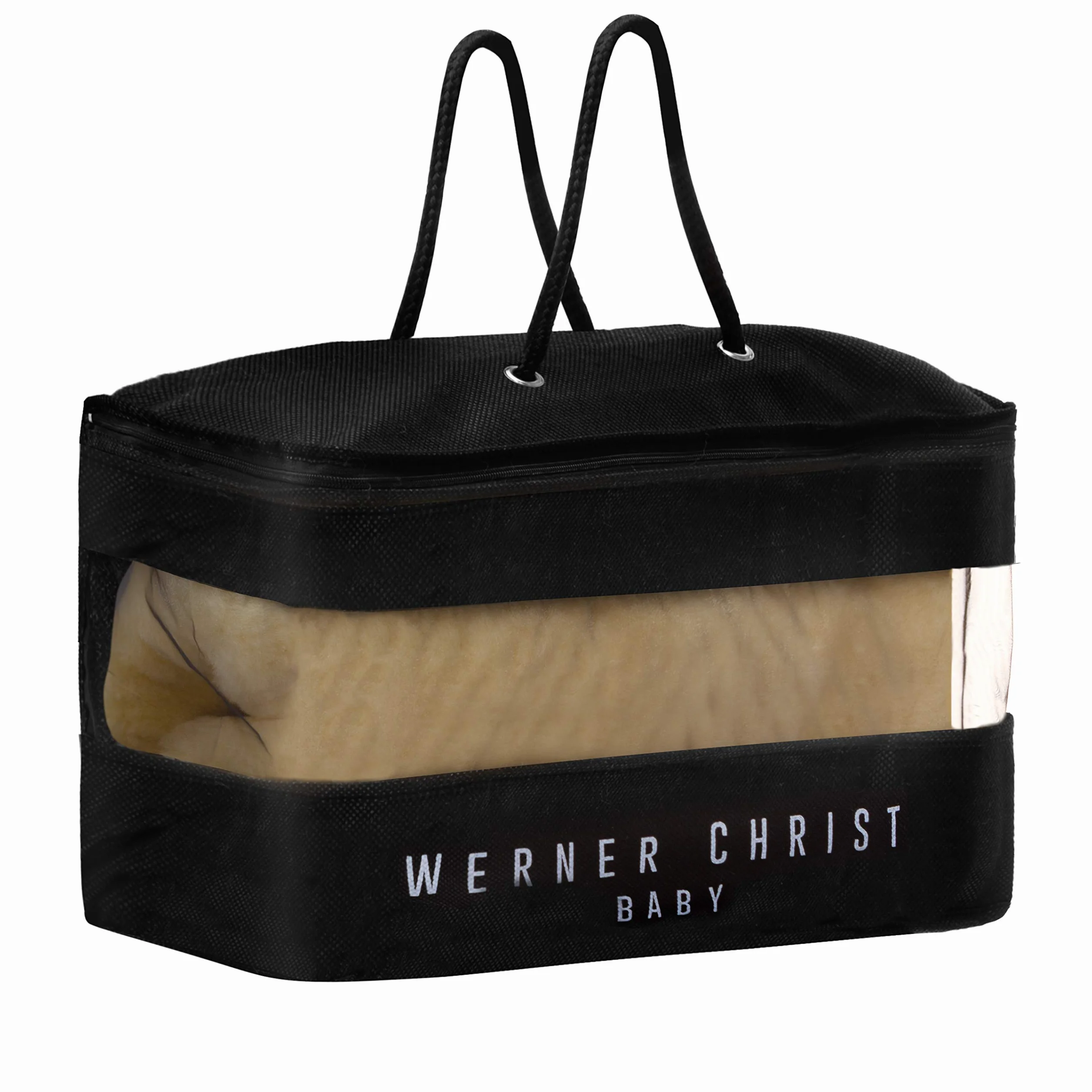 Piel de cordero medicinal sin esquilar de CHRIST – Piel de oveja/borrego para bebés y recién nacidos, para carro, silla de bebé o como alfombra. Longitud: +/- 85 cm, amarillo natural