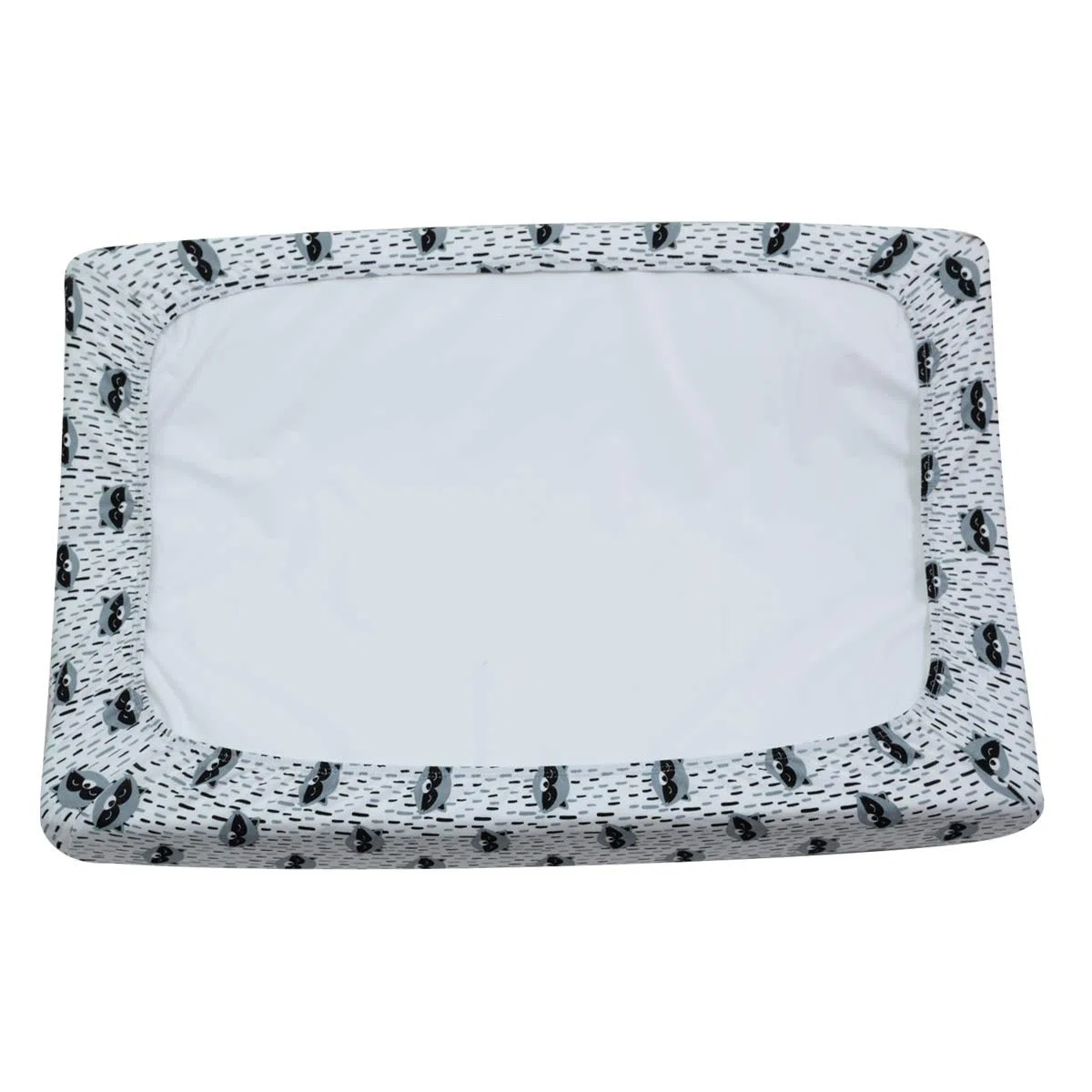 JYOKO KIDS Sábana para cambiador ajustable (RACCOON) 80 X 50 cm Algodón