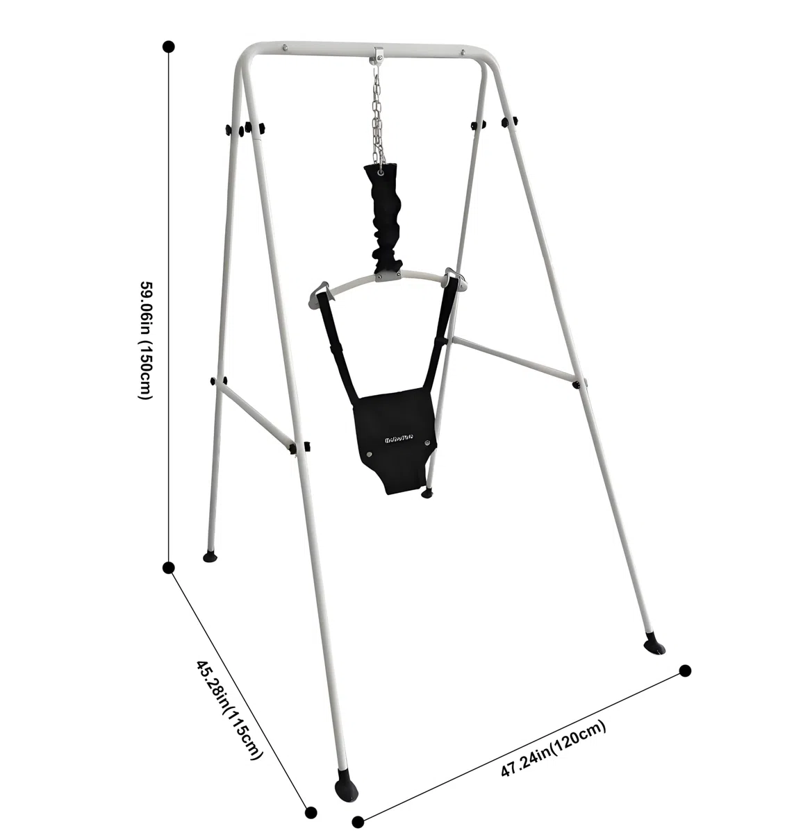 Puente de puerta para bebé con soporte para bebés activos que aman saltar y divertirse para bebés de 6 a 24 meses