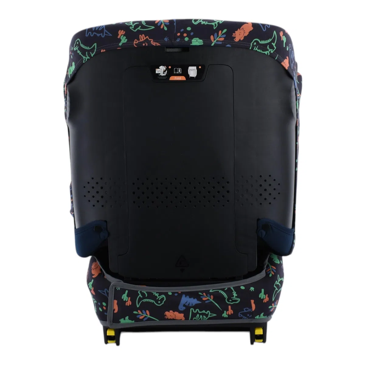 JYOKO Kids Funda para Silla de Coche Compatible con Kinderkraft Unity 2, algodón orgánico Suave y Transpirable para Mayor Confort (Estampado Happy Dino)