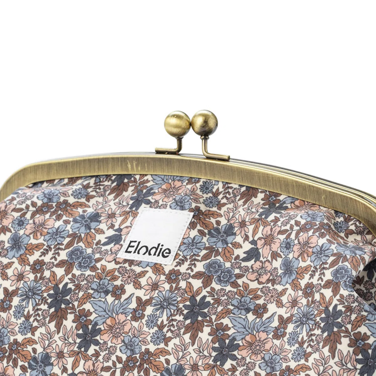 Elodie Details Bolsa de Aseo Zip&Go de Lona - Forma rígida - Cambio de bebé y Accesorios - Jardin Bleu