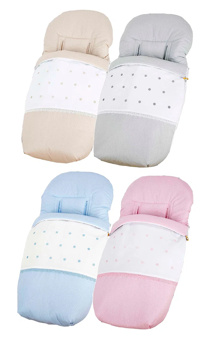 Saco Silla Paseo Universal - Uso como Saco en Invierno o como Funda de Silla en Verano - Hecho en España por Trimatt - Color ROSA