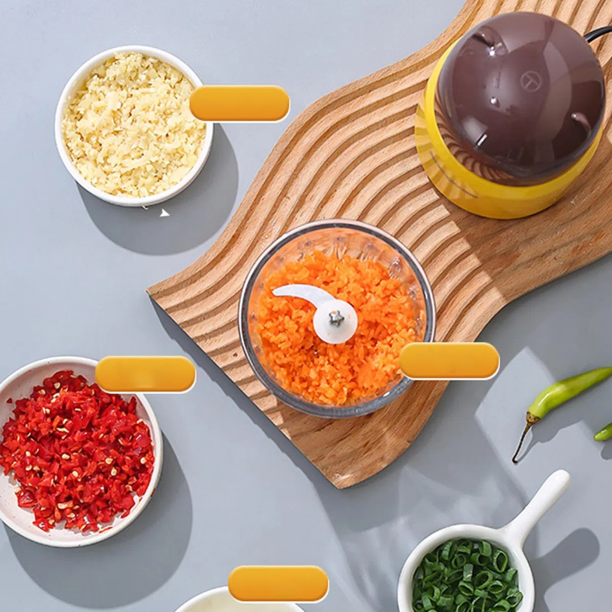 procesador de alimentos para niños – Procesador de alimentos automático multiusos | Fabricante de alimentos portátil desmontable, lindo procesador de alimentos para puré de frutas, puré de