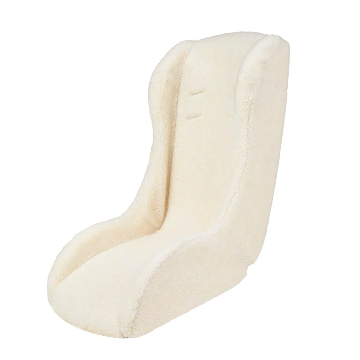 POLISPORT 8015000024 Mini Pelican Reductor para Bebé con Forro Polar, Sin Arnés De Seguridad, Compatible con Remolques, Cochecitos Y Bicicletas Cargo, Adecuado para Niños De 7–18 Meses, Blanco