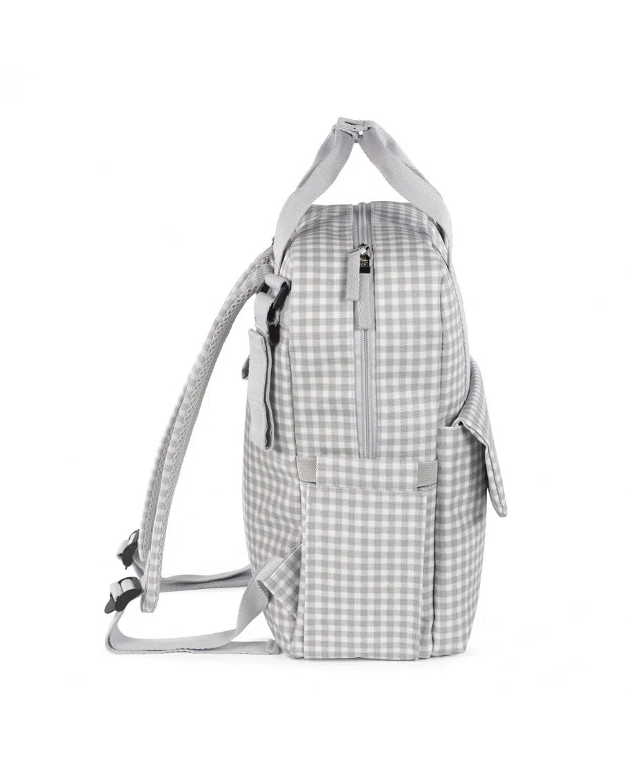 Mochila I Love Vichy gris PASITO A PASITO