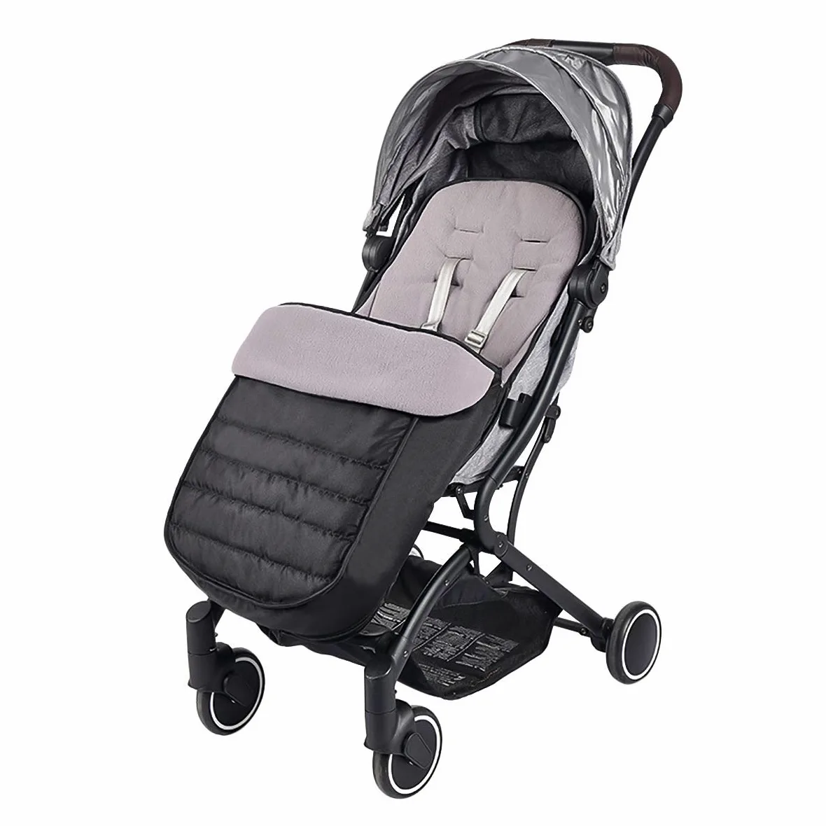 SONARIN Saco Silla de Paseo universal, Impermeable y a prueba de viento,Protección antideslizante,Cosy Toes, Forro Polar térmico Deluxe,para Sillas de paseo,Cochecito