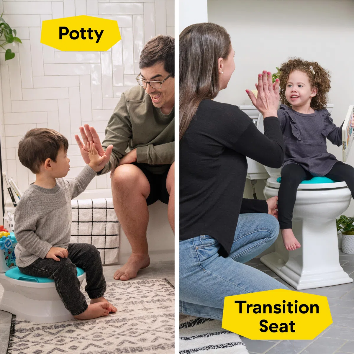 Baby Einstein, Geared for Success: Sistema 2 en 1 para Aprender a Ir al Baño, Con Música y Engranajes Giratorios, Desde 18 Meses