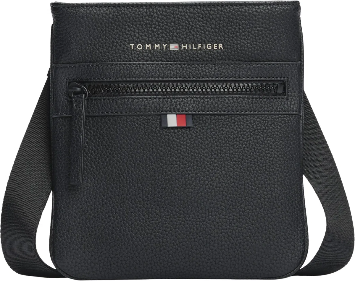 Tommy Hilfiger Bolso bandolera Hombre Essential PU Mini Crossover pequeño
