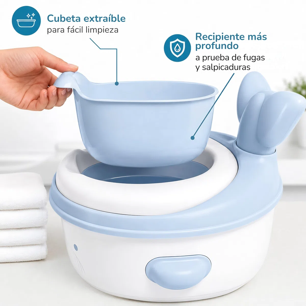 NUEVO Orinal 3 en 1: Orinal bebe, adaptador wc niños y taburete. Kit potty training para motivar el aprendizaje, con tabla de recompensas y accesorios. Orinales infantiles. Regalos para bebés.