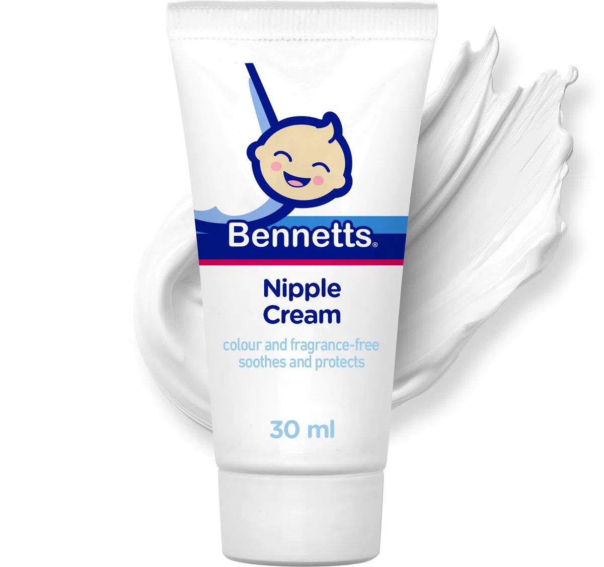 Bennetts Crema para pezones - Crema calmante hidratante para madres embarazadas y lactantes, 30 ml