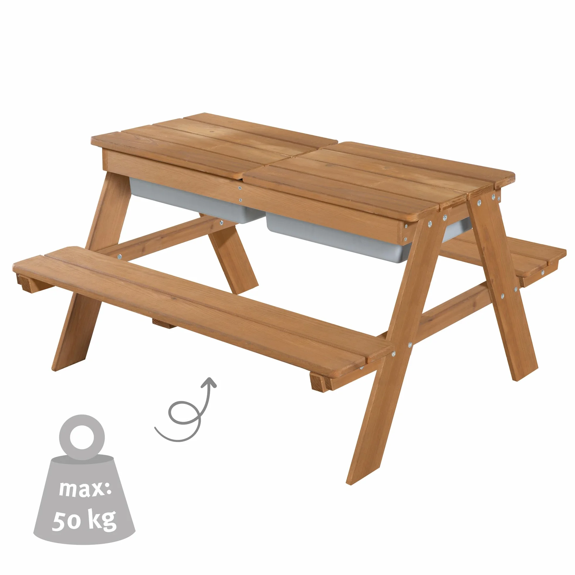 Roba 456002TE Outdoor Deluxe Puf infantil con capazo marrón