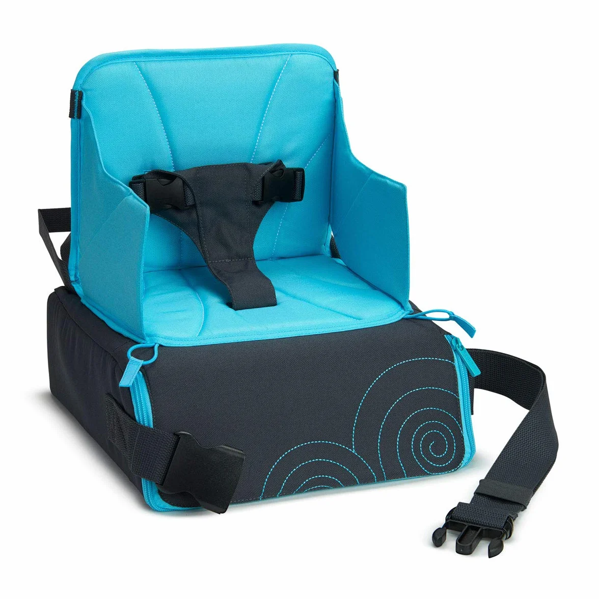 Munchkin Silla, Trona Portátil, Asiento Elevador para Comer, Se Convierte en Bolso de Viaje o en Bolso Cambiador para Bebés, Niños Pequeños, Unisex