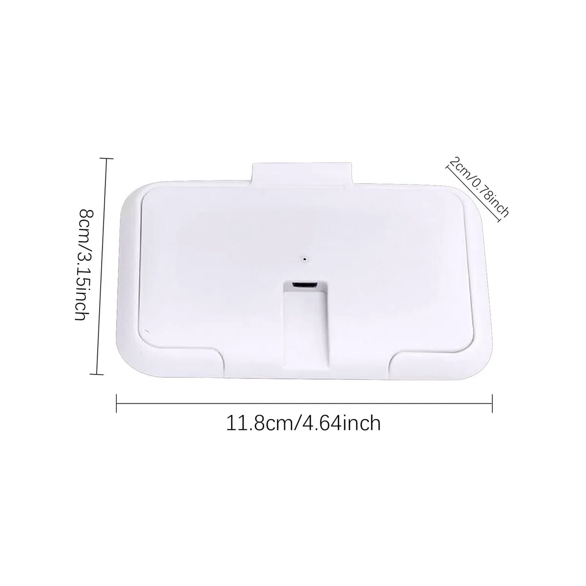 Calentador de toallitas portátil, calentador USB para toallitas húmedas, dispensador de toallitas de calefacción uniforme para viajes, coche, hogar, picnic y camping