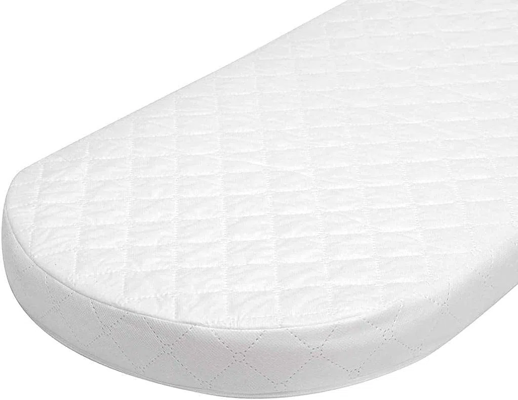 Colchón para cochecito y moisés, apto para Kinderkraft (cuna de bebé - 3 x 1 Lovi), transpirable, hipoalergénico, tamaño 78 x 41 x 04 cm