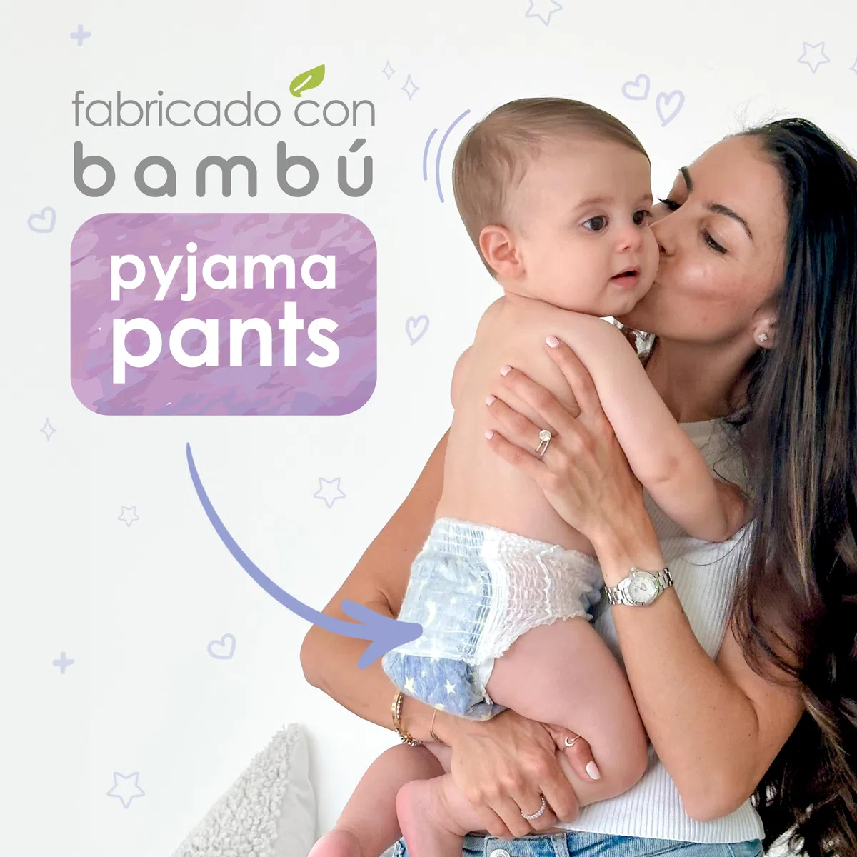 PureBorn Sweet Dreamer Pañales Braguitas de Noche, Talla 4 (9-15 kg), 22 Pañales, Protección Contra Fugas Durante la Noche, Absorción Extra, Confort en Seco, Indicador de Humedad