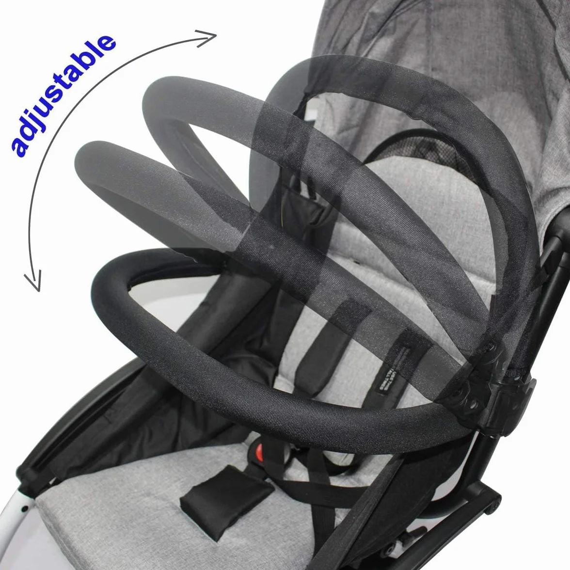 Barra delantera de seguridad para Cochecito Stokke YOYO3 y Babyzen YOYO silla de paseo (Telas Oxford)