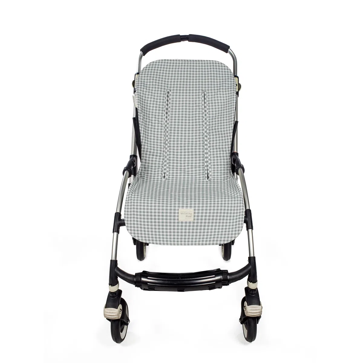 Walking Mum Funda colchoneta Vichy (Verde)