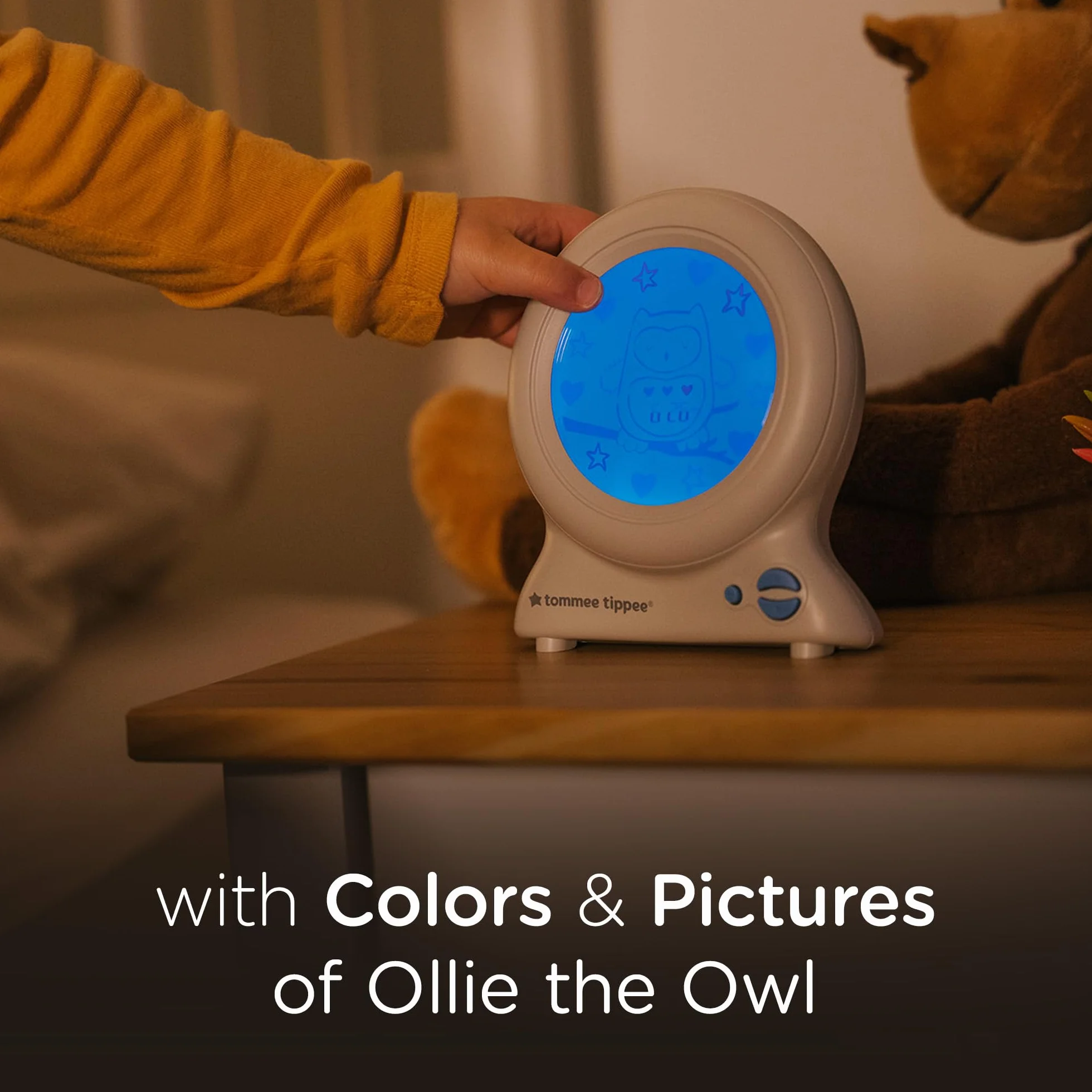 Tommee Tippee Groclock Reloj Despertador Luz Nocturna para Niños USB