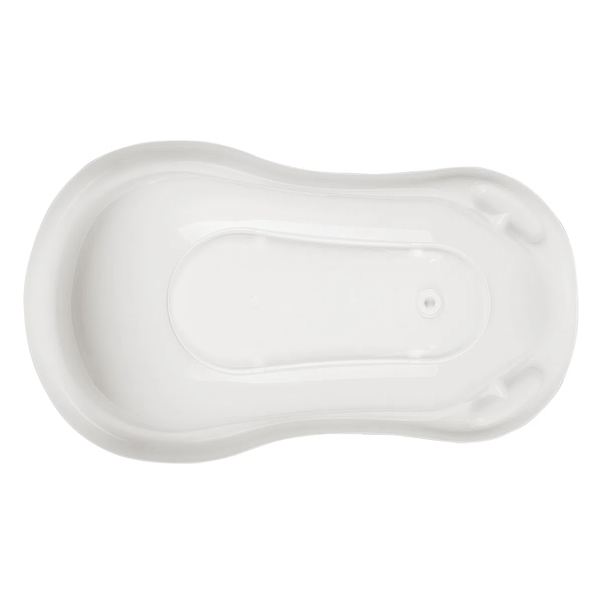 keeeper Bañera Ergonómica con Tapón Arcoíris, De 0 a 12 Meses, 84 cm, Maria, Blanco