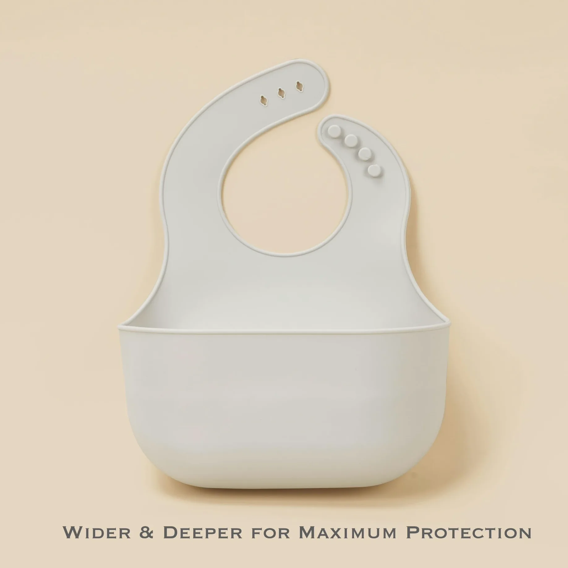 Babero infantil para mareos por movimiento y mareos de viaje, de silicona suave, para niños pequeños y bebés, babero impermeable reutilizable con bolsillo profundo, fácil de limpiar, ligero