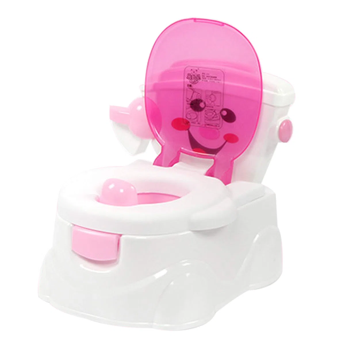 Asiento de aprendizaje para niños pequeños, asiento de inodoro de entrenamiento para niños, asiento de inodoro de entrenamiento para orinal, silla de entrenamiento para niños, PP (rosa)