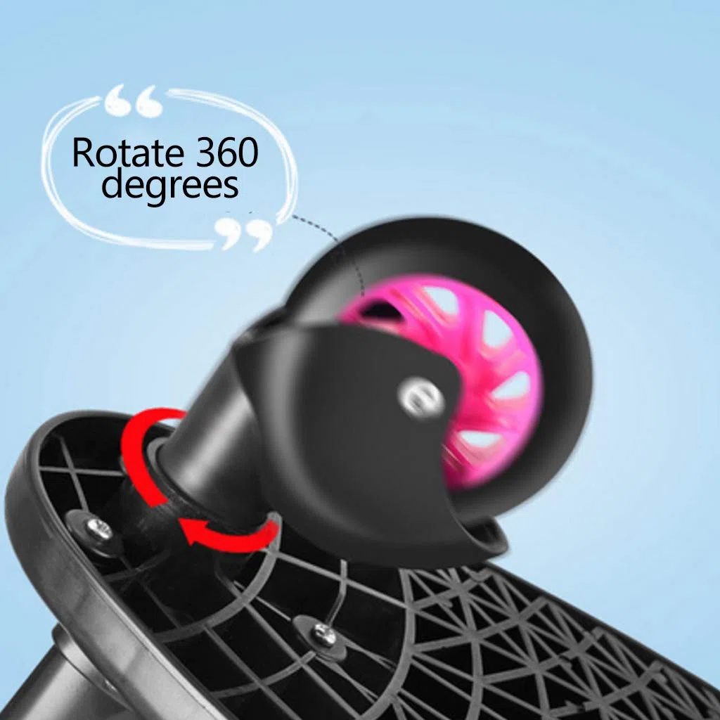 Plataforma Carrito Bebe con Asiento Patinete Carro Desmontable y Ensamblable (Rosa)
