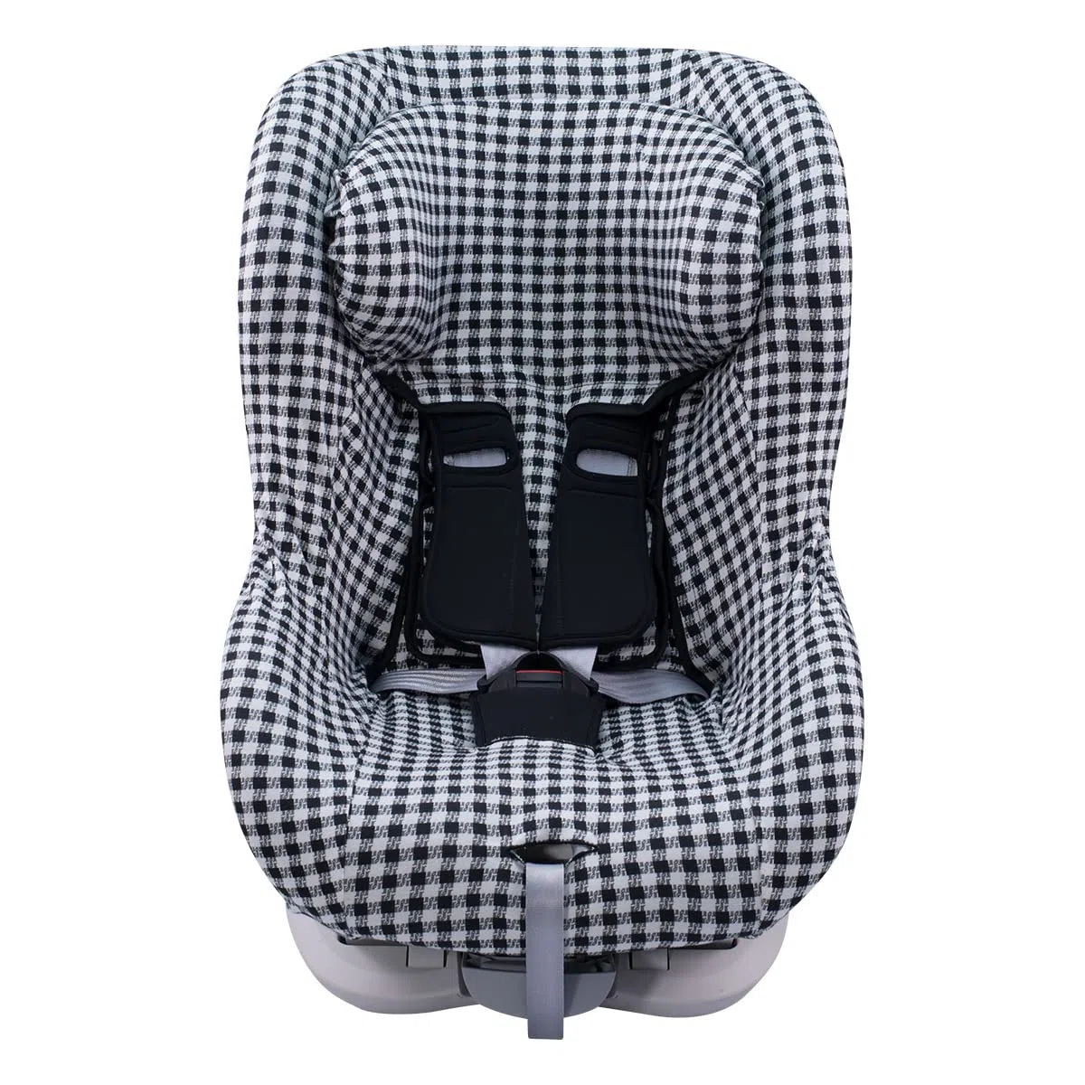 JYOKO Kids Funda Universal de Algodón para Silla de Coche con Cabezal (Vichy)