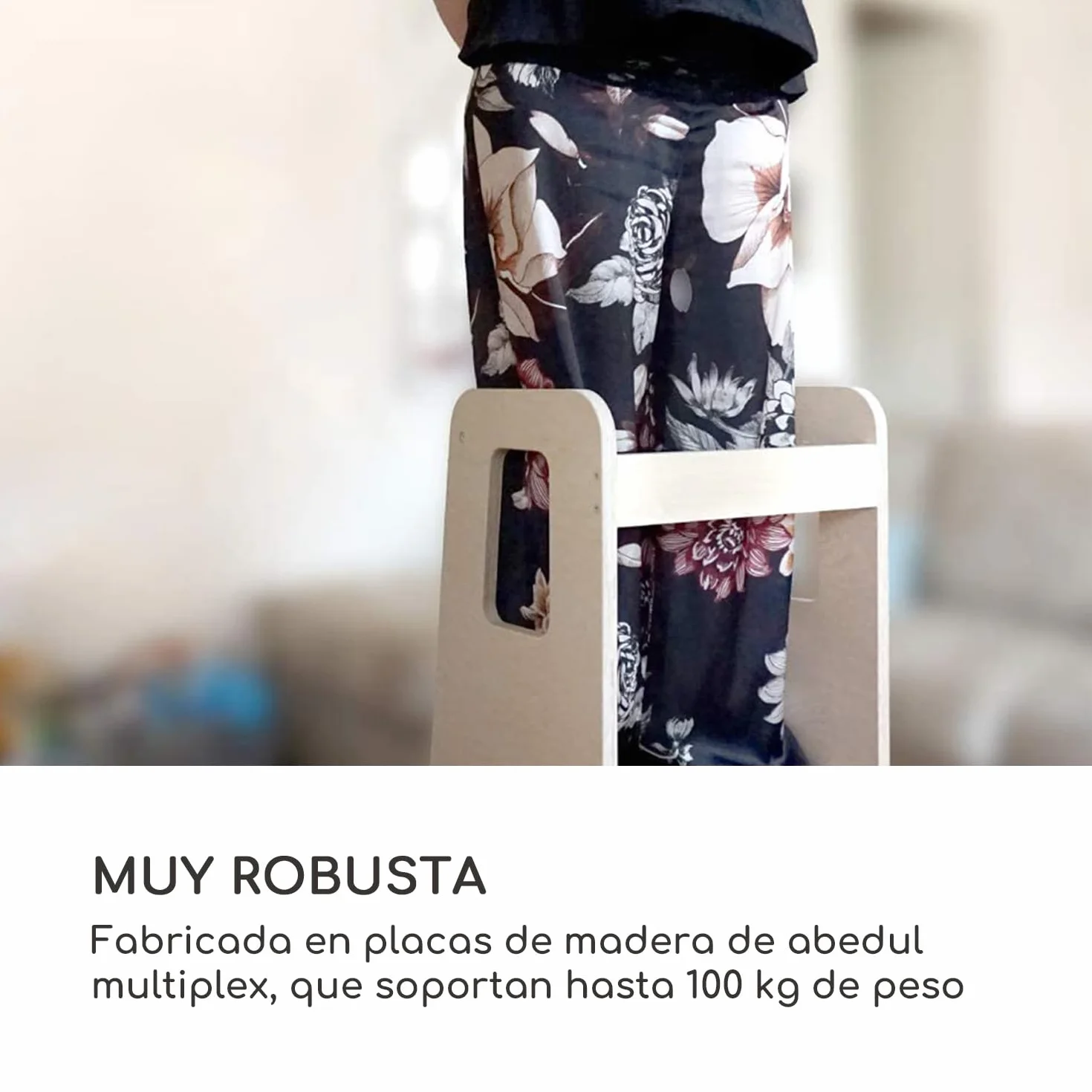 Moblì Drewniana Wieża Obserwacyjna Montessori dla Dzieci z Półkami