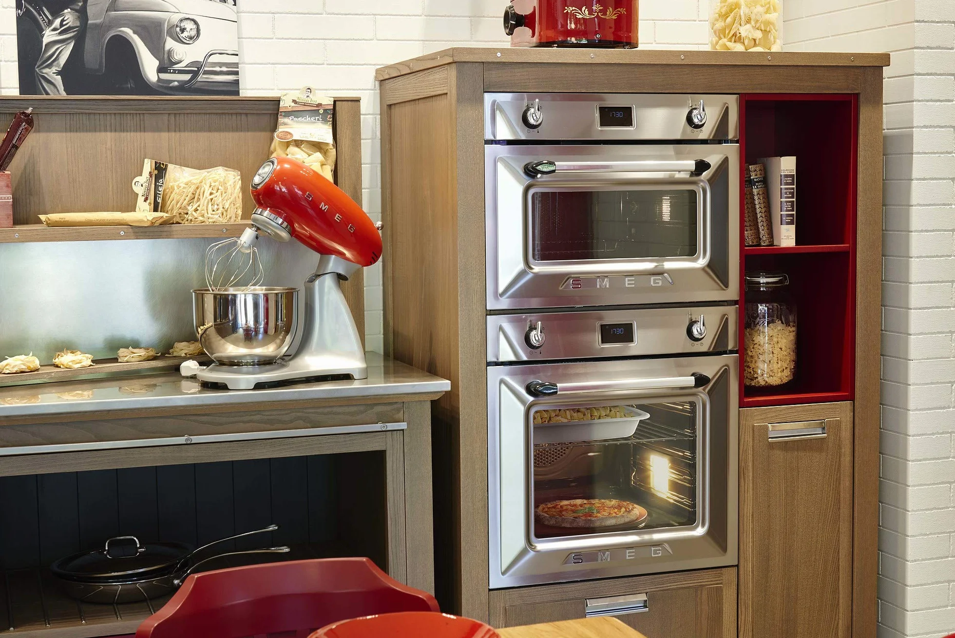 Smeg SMF02RDEU robot de cocina, Acero Inoxidable