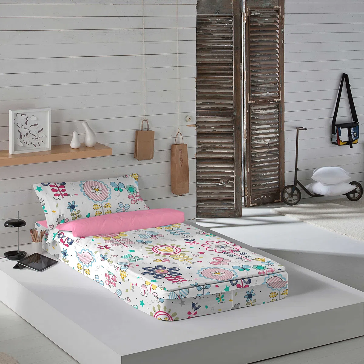 COOL KIDS Saco nórdico con Relleno Vichy Spring Cama 105