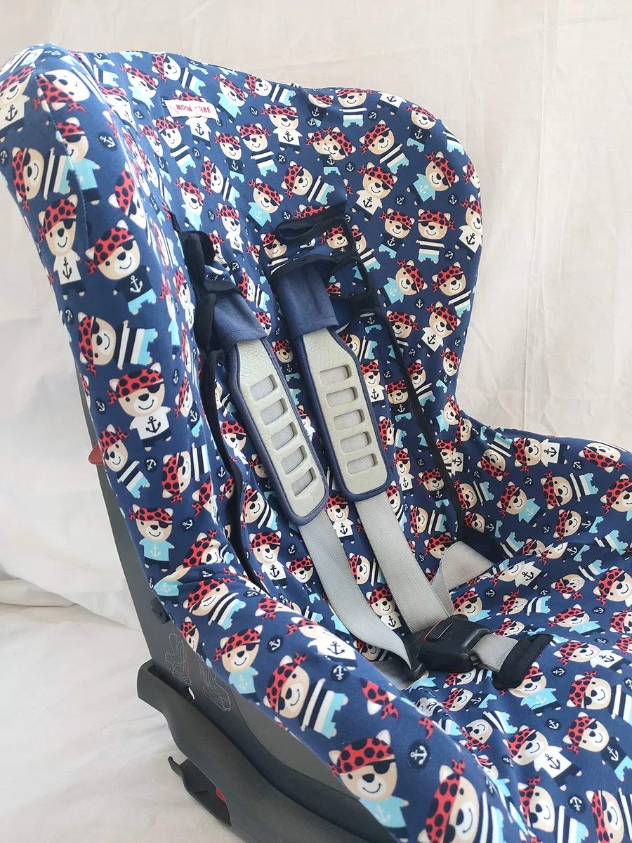 MOON-BEBE Funda Universal para Silla de Coche Grupo 1-2-3 (AZUL)