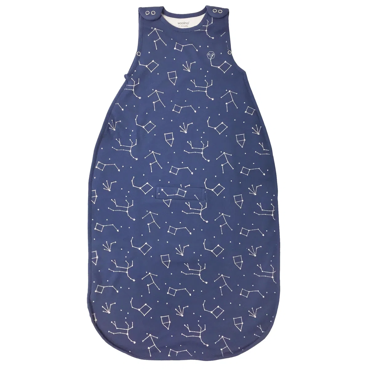 Woolino Saco de Dormir para Niños Pequeños, 4 Estaciones, Lana Merina y Algodón Orgánico, Saco de Dormir para Bebés, 2-4 años