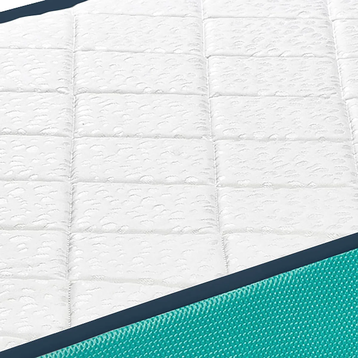 DORMISSIMO Colchón Cuna Bebe 70x140 Axel - 10 CM - Núcleo de Espuma Perforado y Antibacteriano