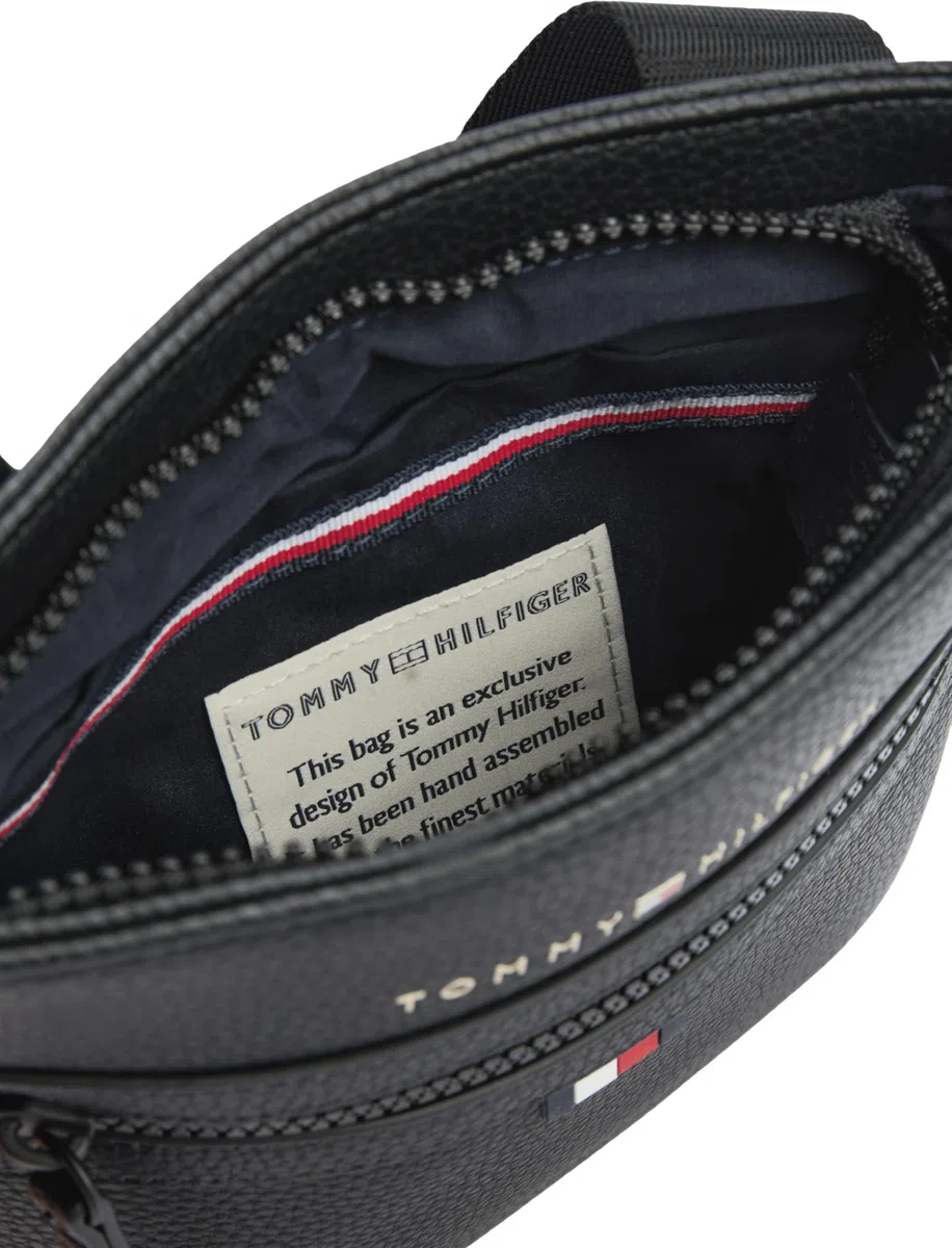 Tommy Hilfiger Bolso bandolera Hombre Essential PU Mini Crossover pequeño