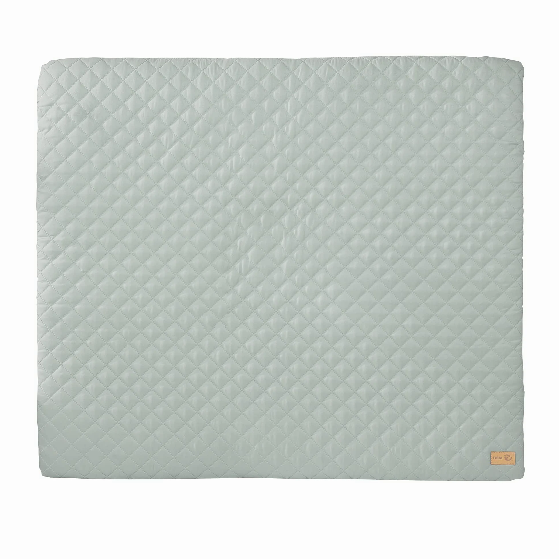 roba Colchon Cambiador Bebe roba Style 85 x 75 cm - Suave y Impermeable - con Diseño Acolchado para Mesas de Cambio de Bebés - Fácil de Limpiar - Verde