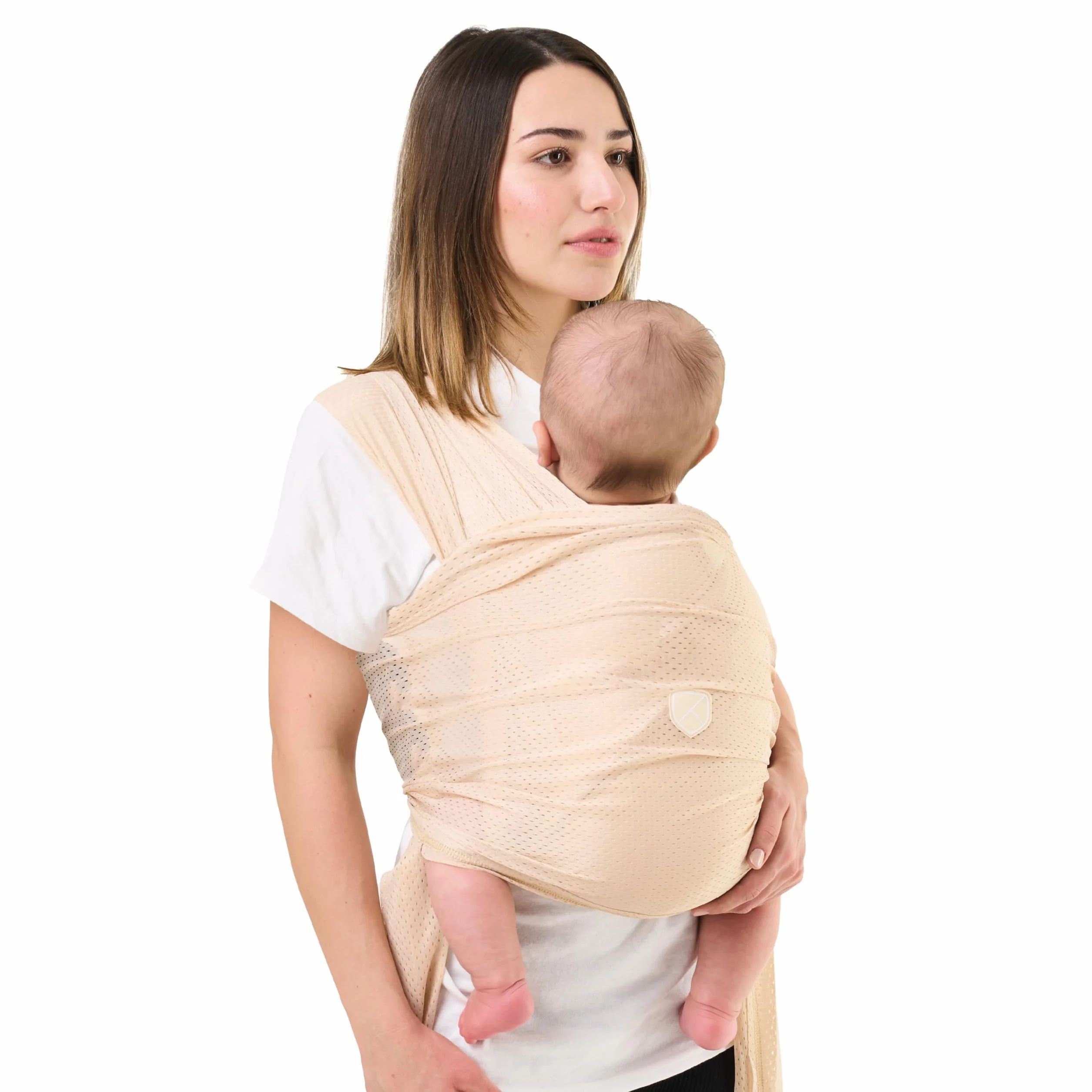 Koala Babycare Fular Portabebés Verano - Mochila Transpirable de Agua para Playa, Piscina, Ducha - Ligero, Ajustable hasta 9 kg - Secado Rápido y Compacto